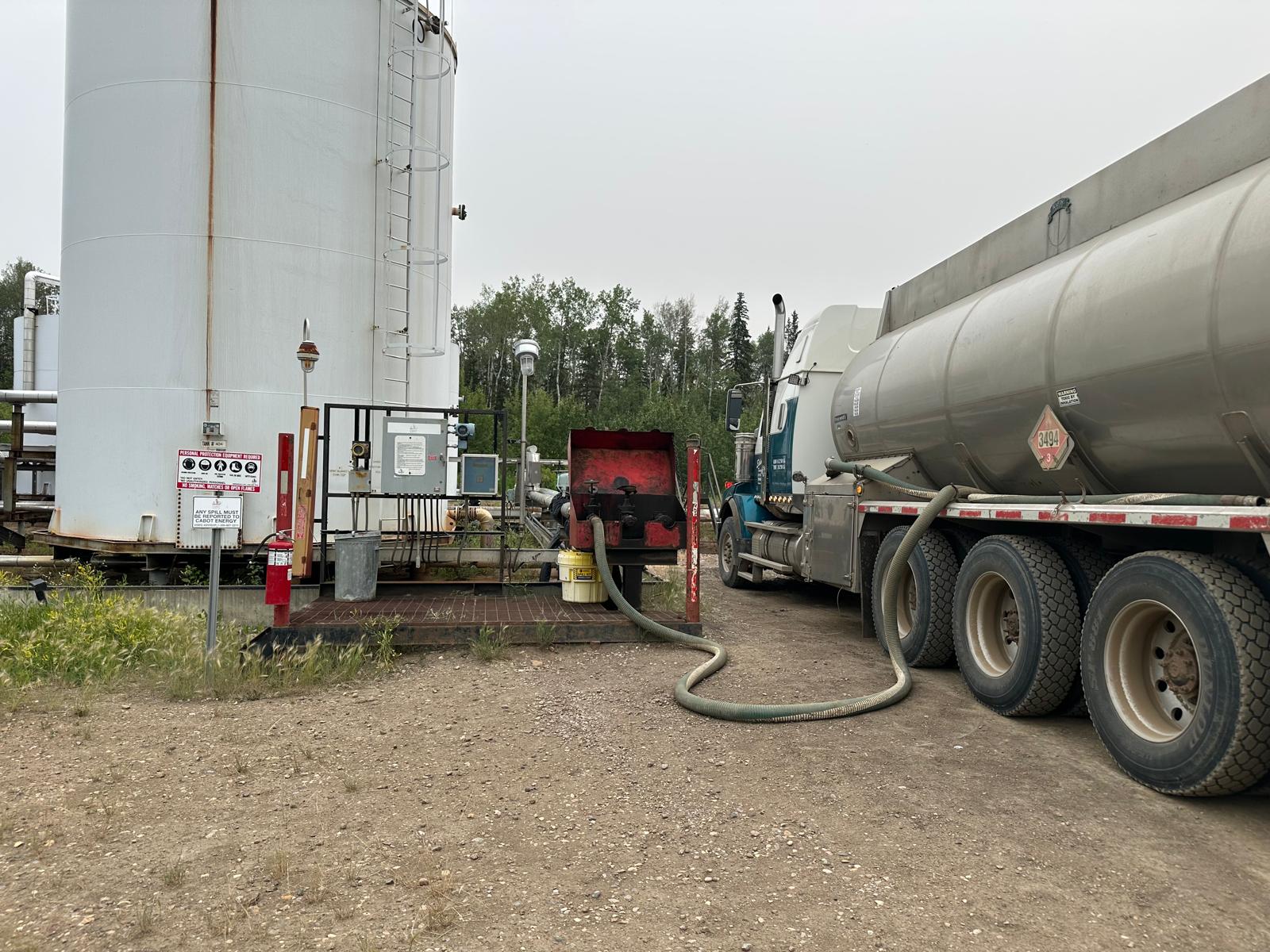 Field operations photograph 1, supplied by Tuscany Petroleum