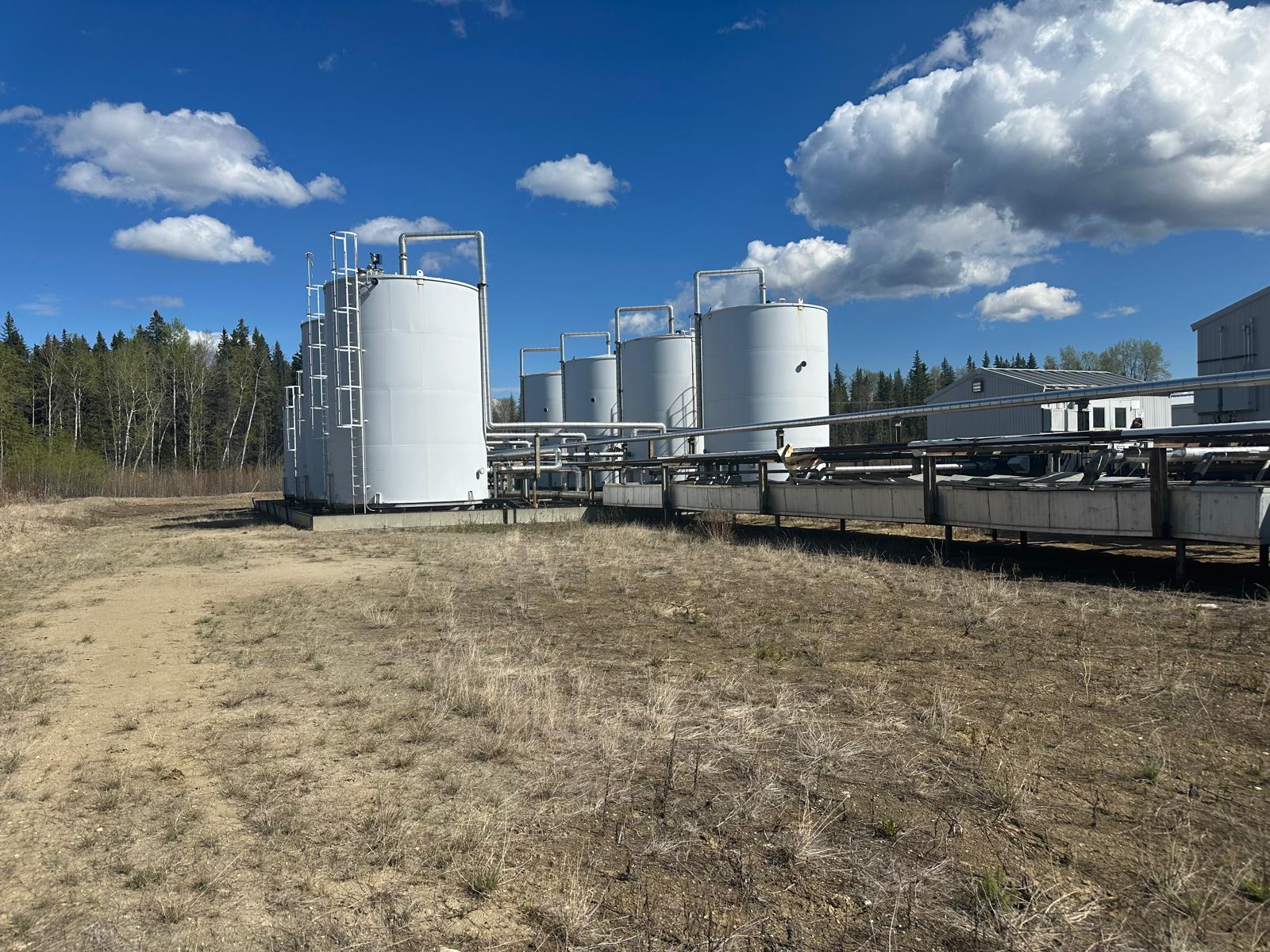 Company-supplied photograph of field operating equipment and infrastructure